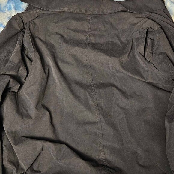 London Fog Mens Black Zipped Pockets Collared Full-Zip Bomber Jacket Size XL - Picture 8 of 9